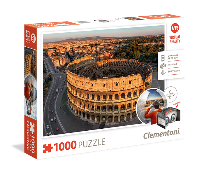 Clementoni 39403 Virtual Reality Rome Adult Puzzle - 1000 Pieces - Zoom Image 3