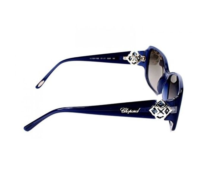 Chopard SCH132S 03GR Rectangle Opaline Blue  Frame & Grey Mirrored Sunglasses for Men - Zoom Image 2