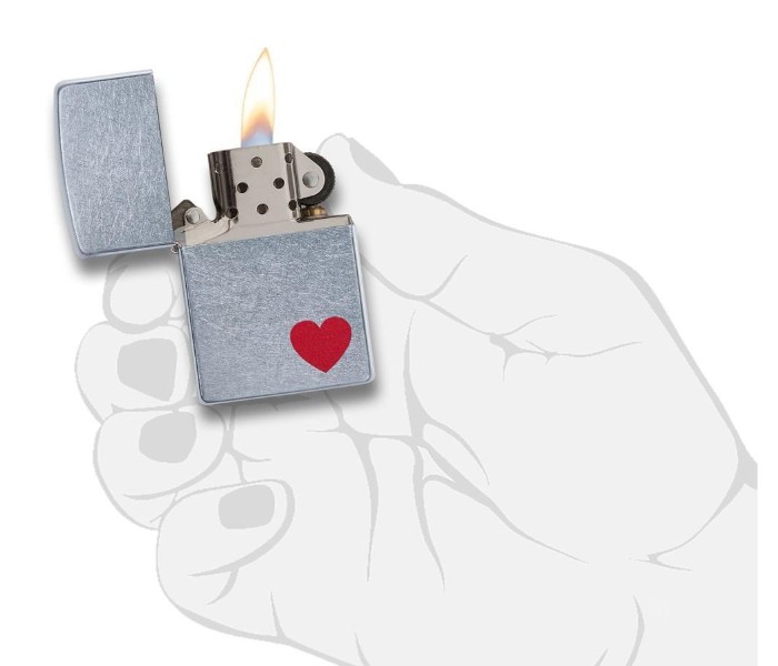 Zippo 29060 Love Lighter Silver - Zoom Image 3