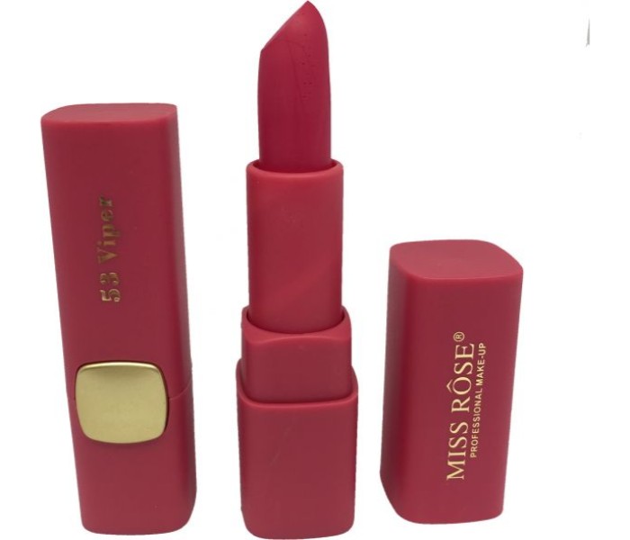 Miss Rose 7301-043M72 Matte Waterproof Lips Moisturizing Easy To Wear Gloss Lipstick 53 Viper - Zoom Image