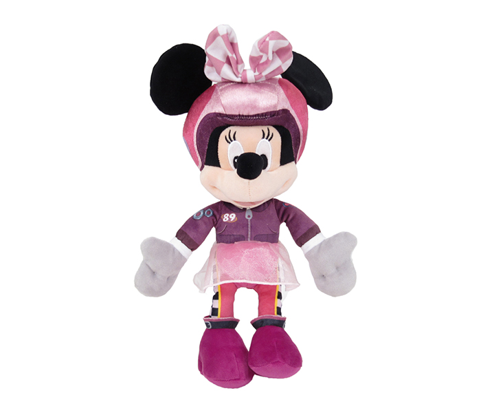 Disney Plush PDP1601259 10-inch MRR Minnie Mouse Racing Outfit Soft Toy - Zoom Image