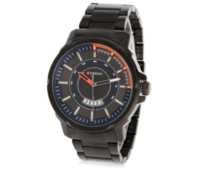 Curren 8229 Business Quartz Watch For Men Blue And Black - Zoom Image