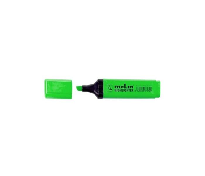 Molin RTF240-10-5 Box Of 10 Highlighters Green - Zoom Image