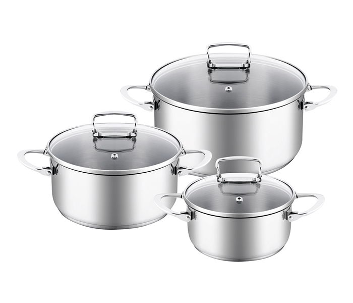 Lamart LTSSSET6 Stockage Foldable Stainless Steel Set of Pots - 6 Pieces - Zoom Image 2