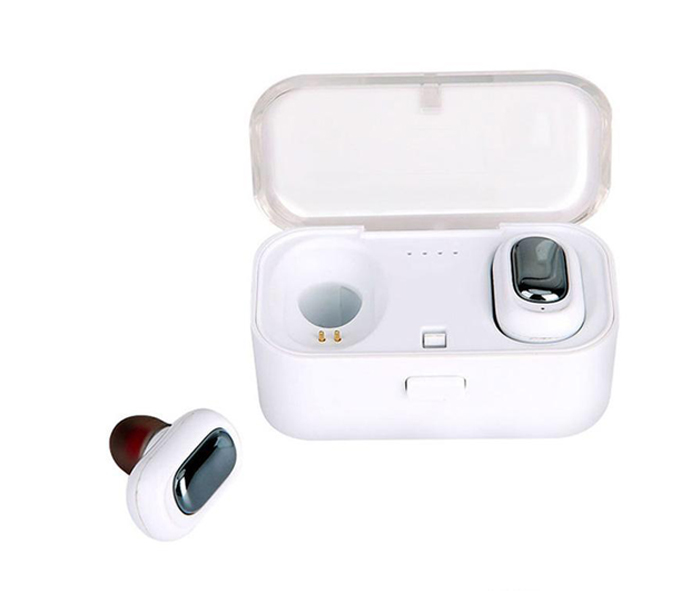 L1 TWS IPX5 Waterproof Bluetooth 4.2 Wireless Headset Pair - White - Zoom Image