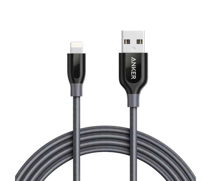 Anker A8122 Powerline Plus Lightning Cable 6 ft Grey - Zoom Image 6