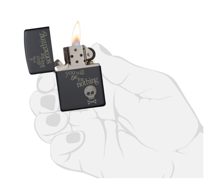 Zippo 29091 218 Live For Something Lighter Black - Zoom Image 3