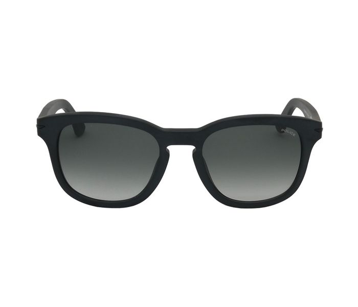 Police SPL355 703 Wayfarer Black Frame & Grey Gradient Mirrored Sunglasses for Unisex - Zoom Image