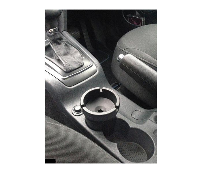 Streetwize Single Cup Holder Ashtray - Black - Zoom Image 1