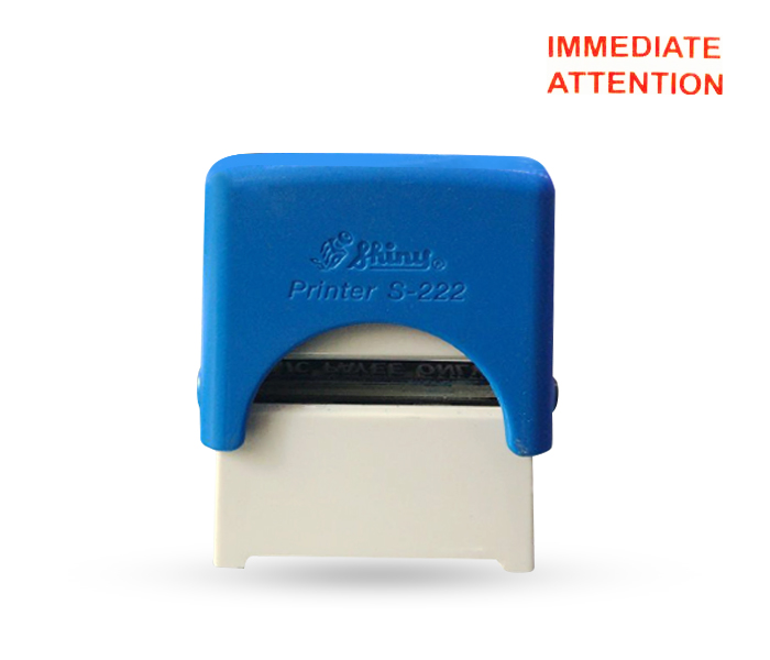 Shiny STI10 IMMIDIATE ATTENTION Self-Inked Readymade Stamp - Zoom Image