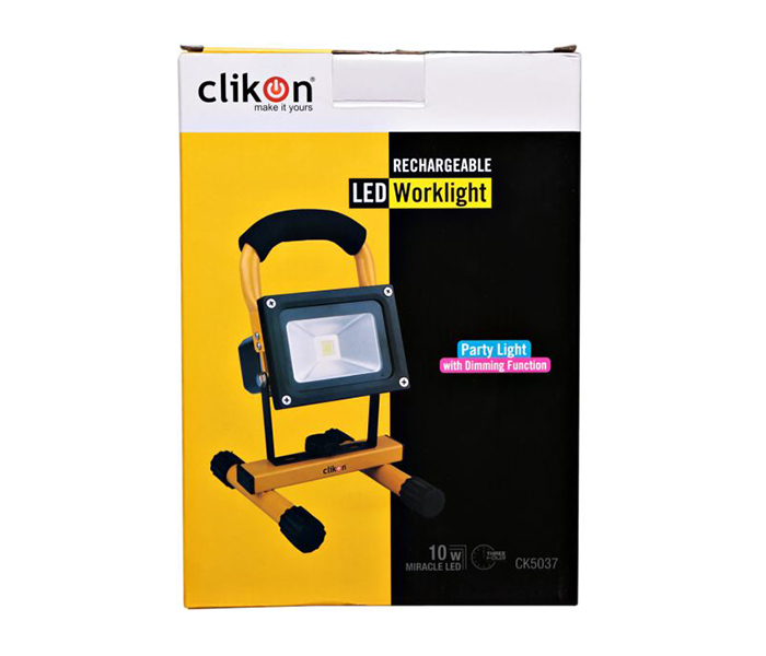 Clikon CK5037 Rechargeable LED Flash Light - Black - Zoom Image 3