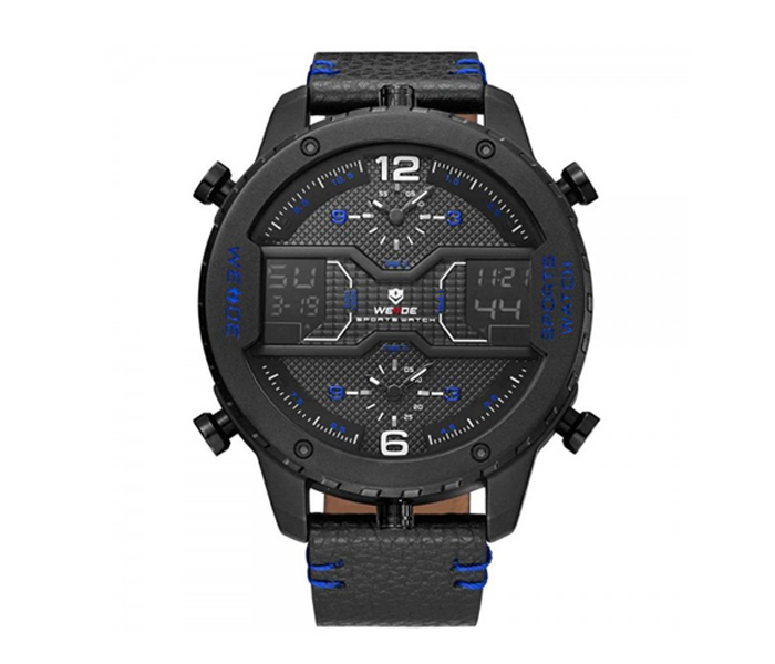 Weide WH-6401LB Analog and LCD Digital Watch Black and Blue - Zoom Image 4