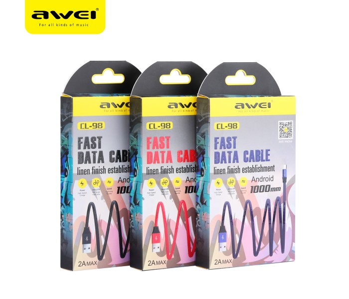 Awei CL98 Fast Data Cable for Samsung  Assorted - Zoom Image 3