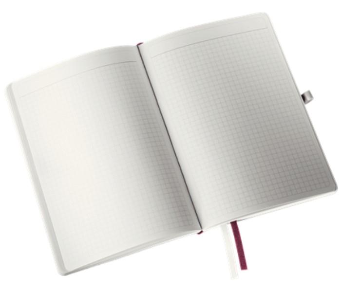 Leitz 4488-00-28 A5 Squared Notepad  Garnet Red - Zoom Image 2