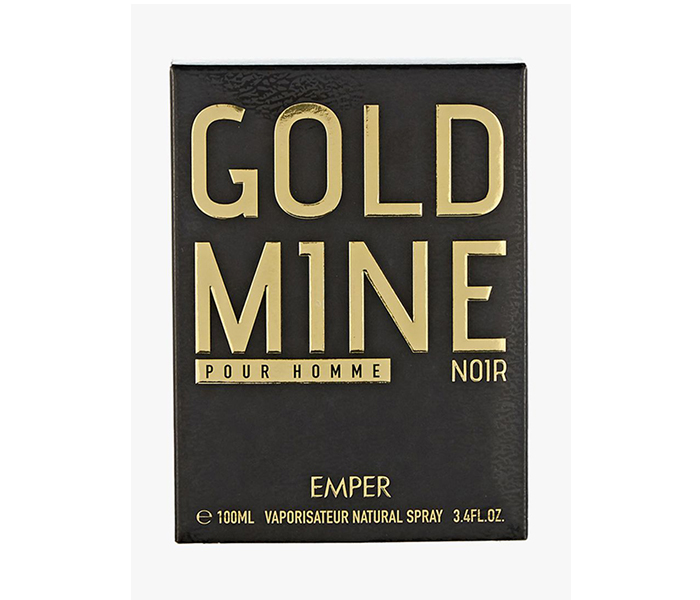 Emper N13847458A 100ml Gold Mine Noir Eau De Toilette Perfume for Men - Zoom Image 1