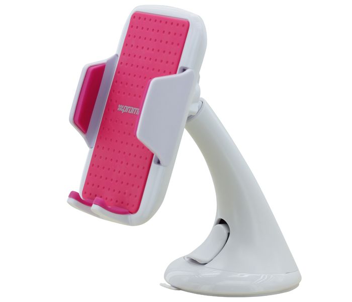 Promate Mount Universal Car Mount Mobile Grip Holder with Suction Cup - Pink - Zoom Image 3