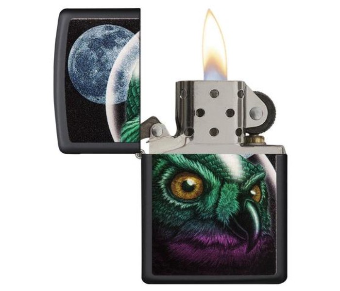 Zippo 29616 218 Space Owl Design Lighter Black - Zoom Image 1