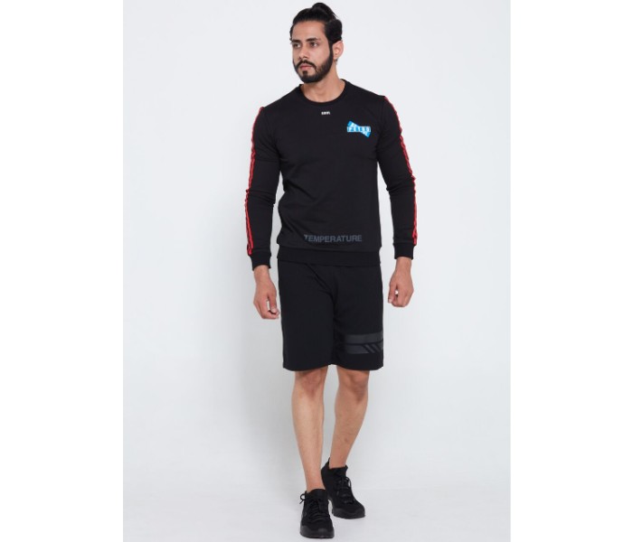 Petro OU10101 Mens Slim Fit Regular Shorts 3XL- Black - Zoom Image 3