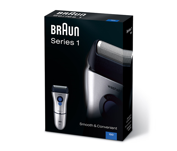 Braun 150 S Series 1 Shaver for Men, Silver - Zoom Image 3