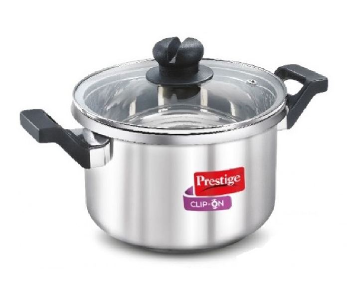 Prestige MPC25709 6 Litre & 3 Litre Combi Clip on Pressure Cooker - Silver - Zoom Image 2