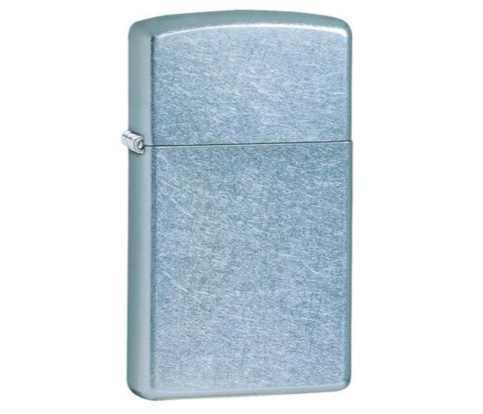 Zippo 1607 Slim Street Chrome Lighter Silver - Zoom Image