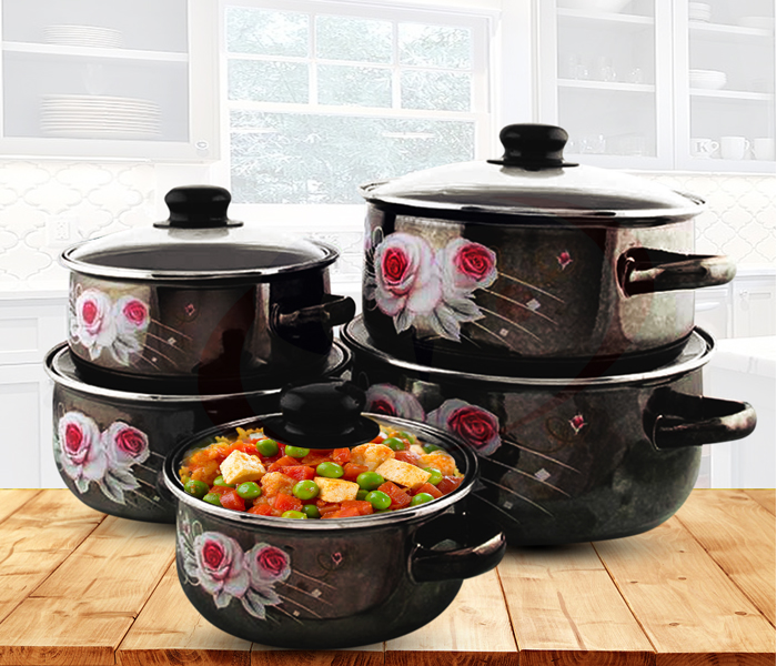 Olympia OE-020 10pcs casserole set - Zoom Image 2