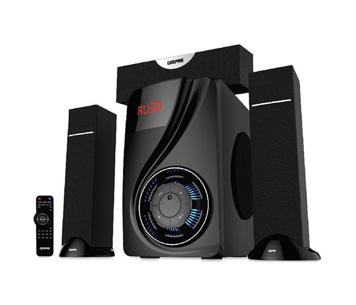 Geepas GMS8522 3.1 Channel Multimedia Speaker with Bluetooth - Black - Zoom Image