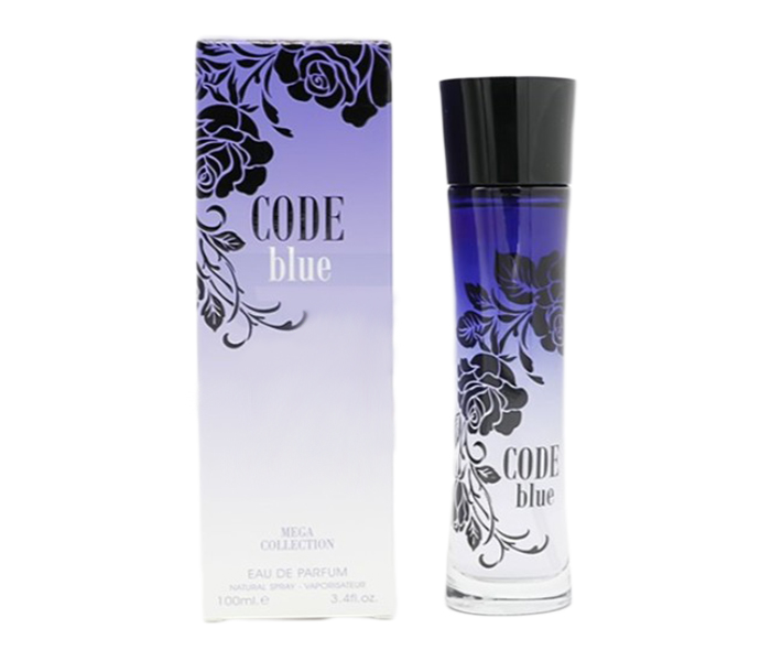 Mega Collection 100ml Code Blue Unisex Eau De Parfum - Zoom Image