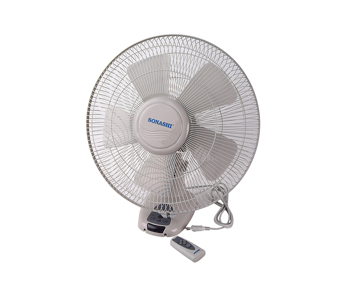 Sonashi SF-8007-WR 16-inch Wall Fan with Remote Control - Zoom Image 3