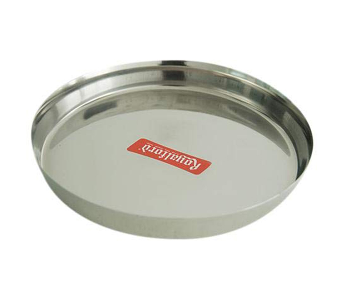 Royalford RF5340 13-inch Stainless Steel Thali Plate - Silver - Zoom Image