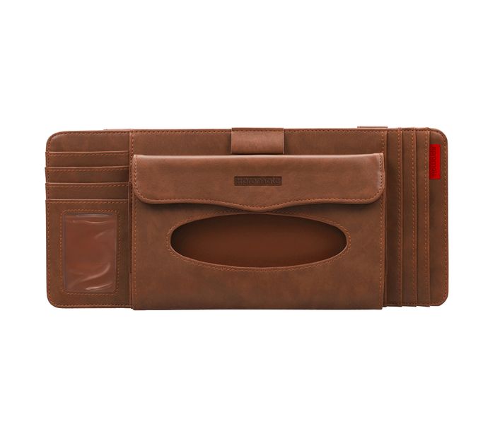 Promate CarCaddy 4-in-1 Multifunctional Car Sun Visor Organizer - Cherrywood - Zoom Image 5