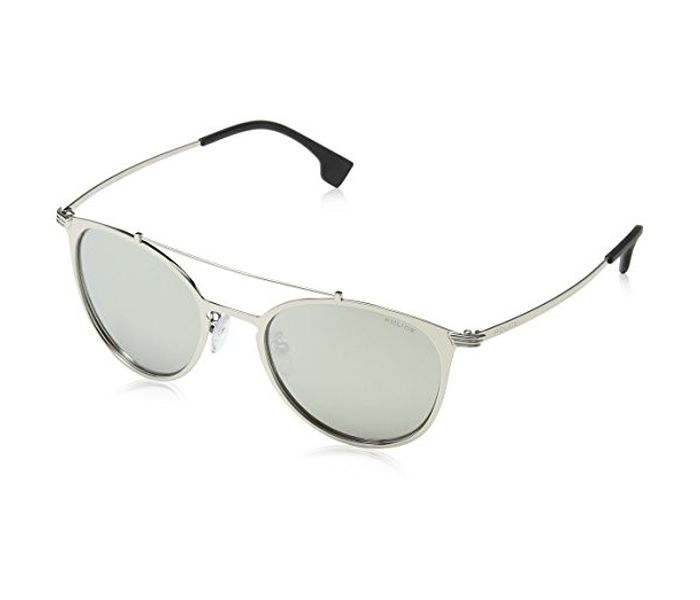 Police SPL156V 579X Oval Silver Frame & Mirrored Mirrored Sunglasses for Unisex - Zoom Image 1