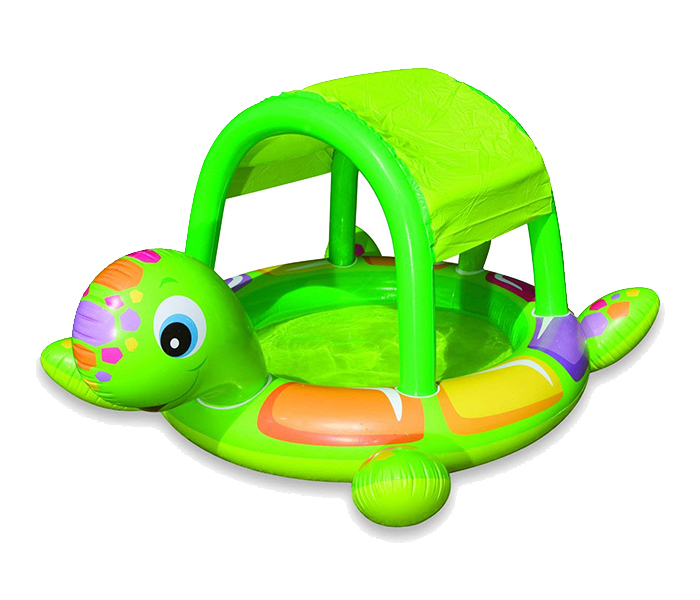 Intex ZX-57410 180 x 145 x 104CM Turtle Baby Pool - Green - Zoom Image 2