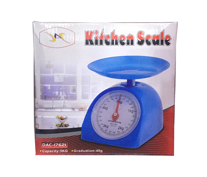 Dac 17621 Kitchen Scale - Blue - Zoom Image 1