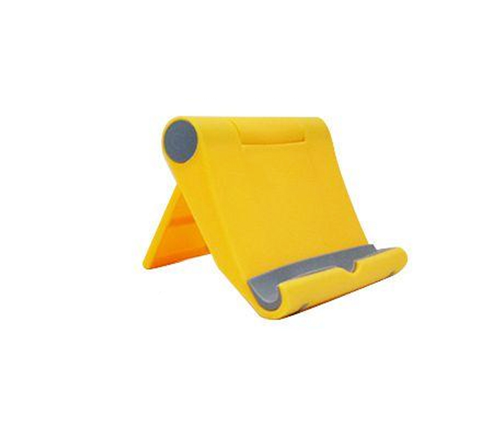 Zooni Universal Foldable Mini Stand Stents For Smartphones & Tablets - Yellow - Zoom Image