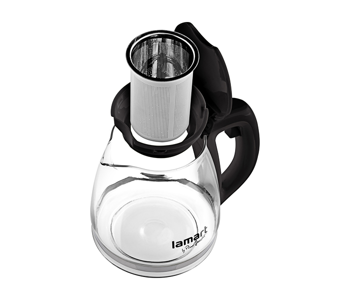 Lamart LT7025 Verre 1.1L Tea Kettle - Clear & Black - Zoom Image 2