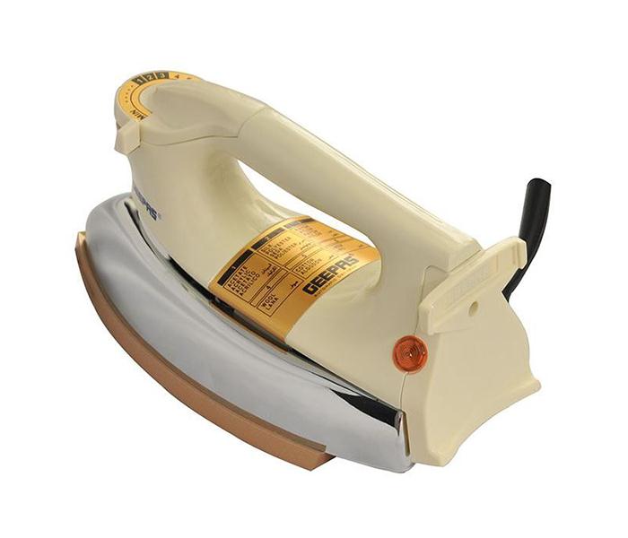  Geepas GDI7721 1.5 kg  Dry Iron with Non Stick Golden Teflon - Zoom Image