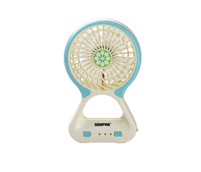 Geepas GF9628 Rechargeable Mini Fan - Blue - Zoom Image