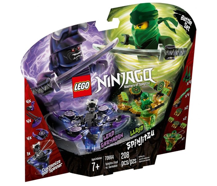 Lego Ninjago 70664 Spinjitzu Lloyd vs Garmadon Multicolor - Zoom Image 7