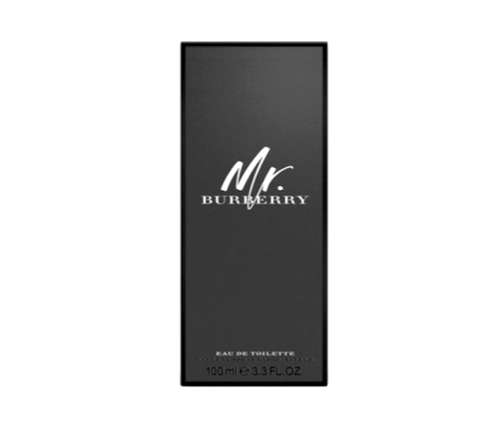 Burberry 100ml Mr. Burbery Mens Eau De Toilette Spray - Black - Zoom Image 1