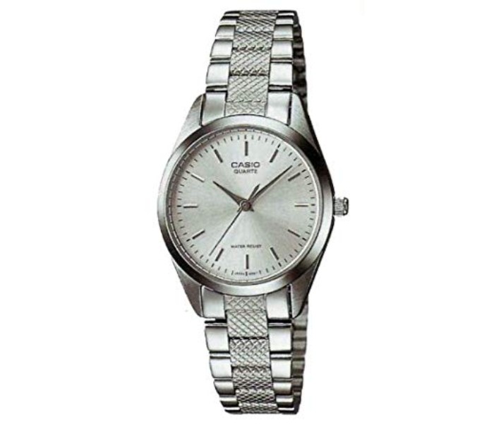 Casio LTP-1274D-7ADF (CN) Womens Analog Watch White and Silver - Zoom Image