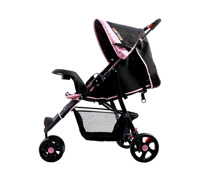 Baby Plus BP7739 Baby Stroller - Pink - Zoom Image 1