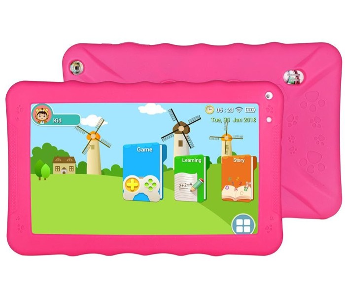 Wintouch K93 Kids Tablet 9 inch, Android 4.4, 8GB, 512MB DDR3, WiFi, Quad Core, Dual Camera, Pink - Zoom Image 3