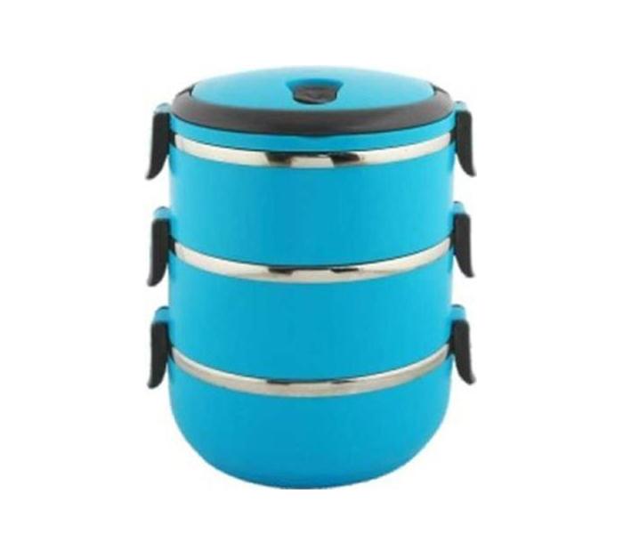 Royalford RF6056 3 Layer Lunch Box - Blue - Zoom Image