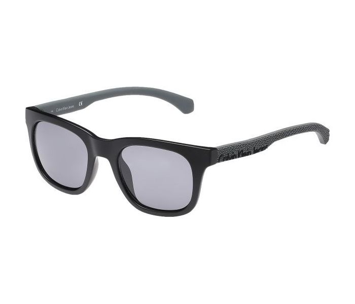 Calvin Klein CKJ787S 002 Rectangular Matte Black Frame & Black Mirrored Sunglasses for Men - Zoom Image