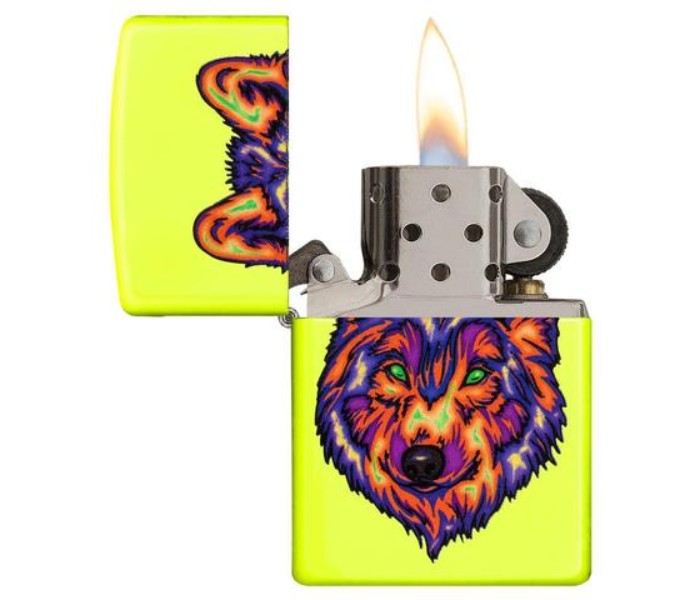 Zippo 29639 28887 Wolf Lighter Yellow - Zoom Image 2