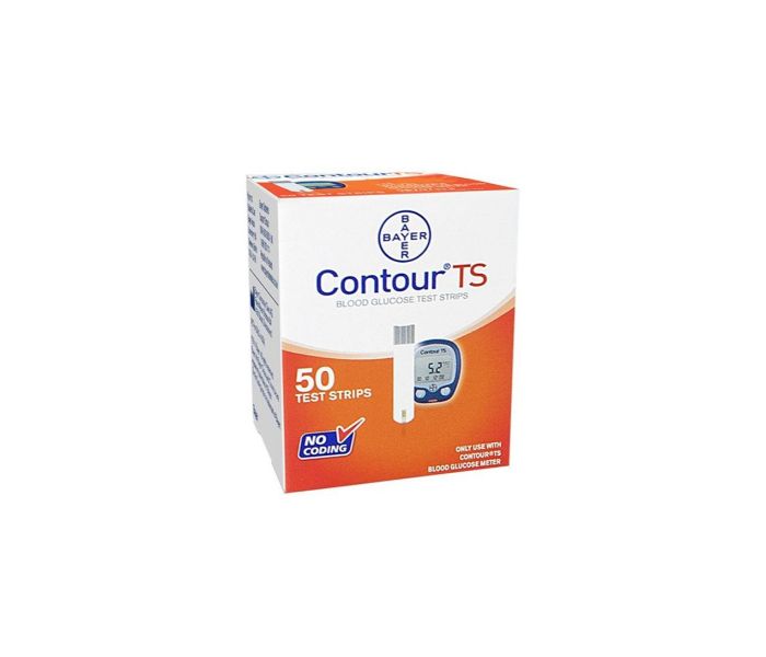 Bayer N11820666A Contour TS Blood Glucose Test Strips White - Zoom Image