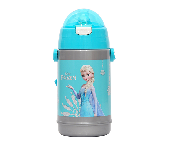 Frozen S4-FRFF07171 Fluffy Like the Flak Double Wall Plastic Water Bottle - Blue - Zoom Image