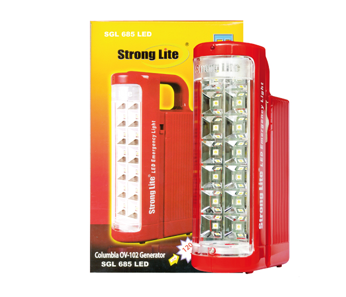 Strong Lite SGL685LED Rechargeable LED Emergency Lantern - Red - Zoom Image