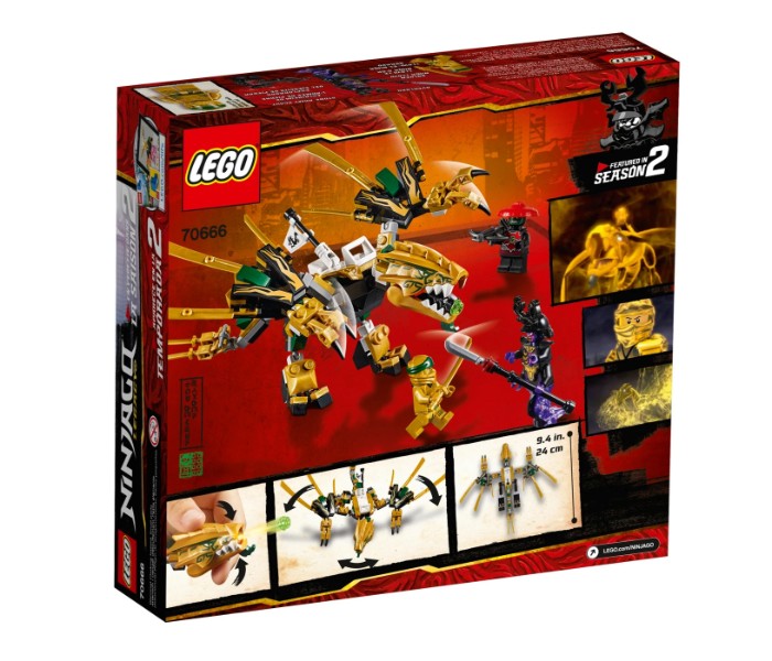 Lego Ninjago 70666 The Golden Dragon Multicolor - Zoom Image 3